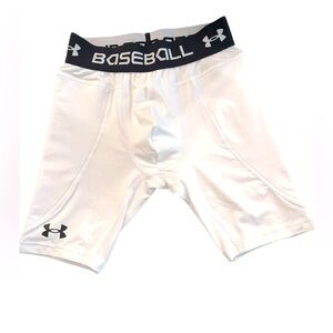 NWOT Under Armour Boys YMD Heat Gear Fitted Sliding Shorts